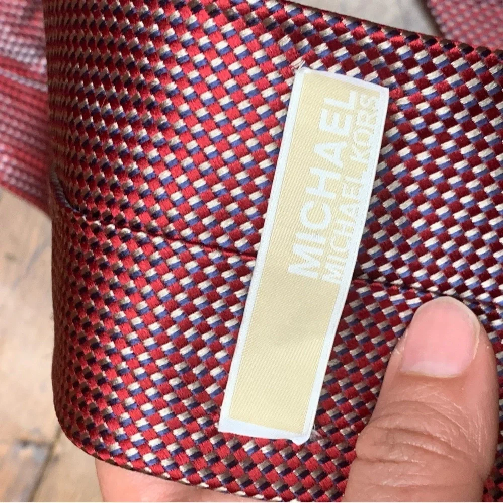 MICHAEL Michael‎ Kors Red and White Tie Accessories